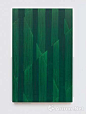 《六条切线-绿1》，250×160cm，布面油画，2015