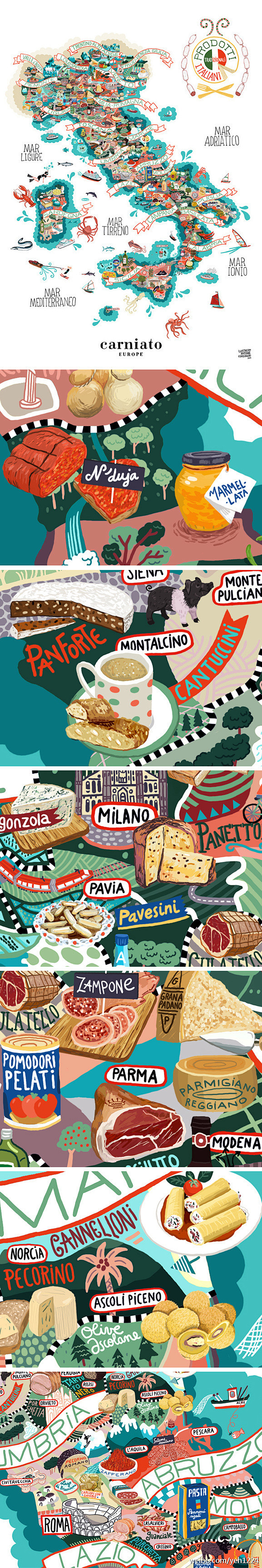 Italia美食地图 By ANTOIN...