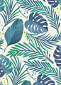 Rain Forest : Tropical floral patterns I did a while ago following the trendy craze :)