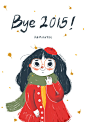 Bye 2015！Hi 2016！_涂鸦王国 原创绘画平台 www.poocg.com