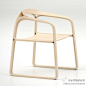 好精致的木制家具 Plooop Chair by Timothy Schreiber