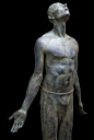 Lotta Blokker / I am here now, 2008, bronze #sculpture #men #stone: 