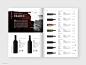 Wine Catalog Brochure Template - ALFAERA - CorelDRAW Graphic Design Templates : Elegant Wine Catalog Brochure Template specially designed for winery and vineyard. Download Fully Editable Wine Catalog Template and easy to customize.