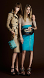 Cara Delevingne models the Burberry Spring/Summer 2012 collection