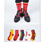 韩国ulzzang同款 原宿童趣 搞怪 汉堡热狗 短袜堆堆袜 搭配必备-淘宝网