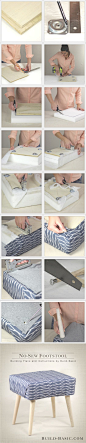 Ingenioso taburete DIY / Via http://build-basic.com/       ♪ ♪ ... #inspiration #diy GB http://www.pinterest.com/gigibrazil/boards/: 