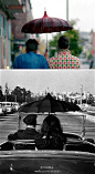 2010和1954年的电影，相隔半世纪，这把伞还在用