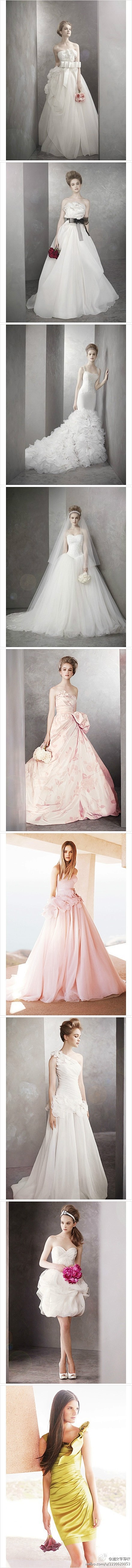 Vera Wang 婚纱2012春夏系列