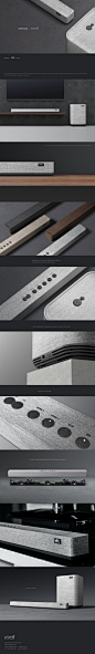 Product design: soundbar & subwoofer on Behance