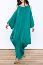 Teal Goddess Maxi Dress