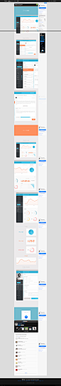 Simplest- A flat web app on Behance