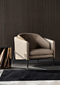 Armchair FIL NOIR | Armchair by Minotti