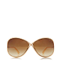 Miranda Oversized Soft Square Sunglasses