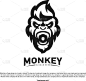 猴子,模板,品牌名称,吉祥物,大猩猩,运动,野生动物,灵长目