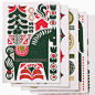 holiday card designs by Marimekko...: 