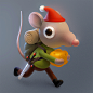 Mouse Concept Art : Process work to a character design of a sneaky mouse