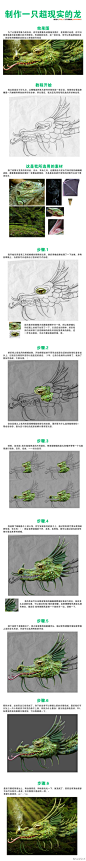 制作一只超现实的龙