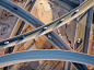 Alex MacLean的高中俯拍摄影 (1)
美国新墨西哥州阿尔伯克基高速公路匝道上方(2008年)