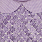 BABY DRESS PURPLE CHK WH SMOCKING