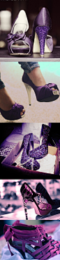 全球精华搜罗：高雅性感的紫色系美鞋，喜欢吗？