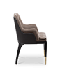 Charla Dining Chair | Luxxu | Modern Design and Living : Charla dining chair is a splendid object of boundless elegance. This marvelous design is the perfect example of timeless lines with a modern twist, by using a complexity of luxurious materials, such