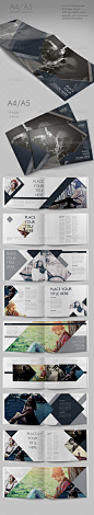 Shaped Photo Catalog - Brochures Print Templates