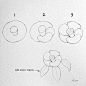 How to draw flowers for beginners? 111