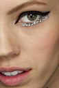 Backstage Beauty Chanel Couture SS2014 Black and Glitter Eyeliner