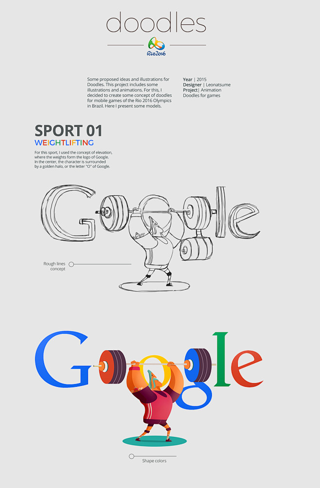 Google doodles Rio 2...