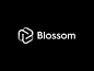 Blossom Logo Animation徽标设计现代图标动画动画徽标矢量动画Blossom Motiongraphics Logoani