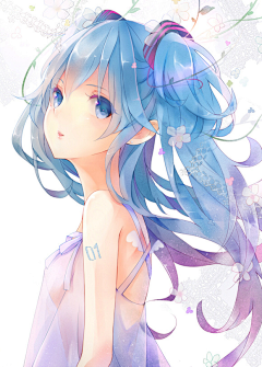 浅藻采集到插画系列之少女