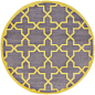 Trellis Gray Area Rug: