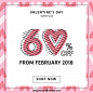 Hand drawn valentine's day sale background Free Vector