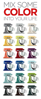 18 KitchenAid mixers in every color imaginable! Which is your fave?: 