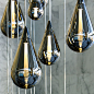 Pendant lamp / contemporary / blown glass / LED - FLUID - Beau McClellan Design