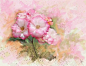 Alberto Guillen的花朵水彩画