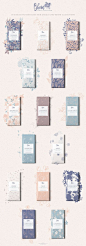 Bloom Floral Pattern Collection by The Paper Town on @creativemarket