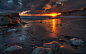 General 2560x1600 coast sunset sea beach landscape skyscape