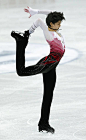 SOCHI Russia Japan's Yuzuru Hanyu performs during the men's free skate in the figure skating Grand Prix Final in Sochi Russia on Dec 8 2012 Hanyu won...