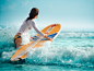 Surfing Girl Wallpaper in 1920x1440 Normal