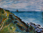 Alfred Sisley - On the Cliffs, Langland Bay, Wales | Flickr - Photo Sharing!