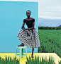 "Mixed Message" - Neiman Marcus March 2015 With Model Ajak Deng