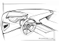 汽车内饰设计手绘效果图(二) - 交通工具设计手绘 - 中国设计手绘技能网