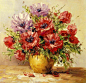 Poppies. The artworks. Dzhanilyatii Antonio . Artists. Paintings, art gallery, russian art