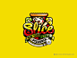 一个充满食欲的卡通拟人手法的slice pizzeria 披萨logo设计品牌形象设计-上海logo设计公司1