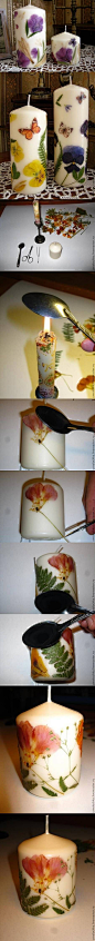 DIY Dry Flower Candles DIY Projects | UsefulDIY.com