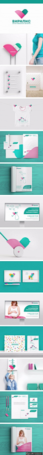 儿童医疗机构品牌vis设计 医院logo设计 绿色医疗机构vi设计 医院户外广告 创意名片