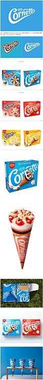 可爱多Cornetto换新Logo和新包装啦！