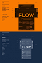 FLOW brand identity by A Black Cover Design Inc.