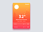 Weather UI Concept